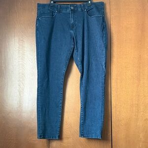 Jag Carter Mid Rise Girfriend Dark Wash 18W/26Jeans NWT Reinforced Waistband